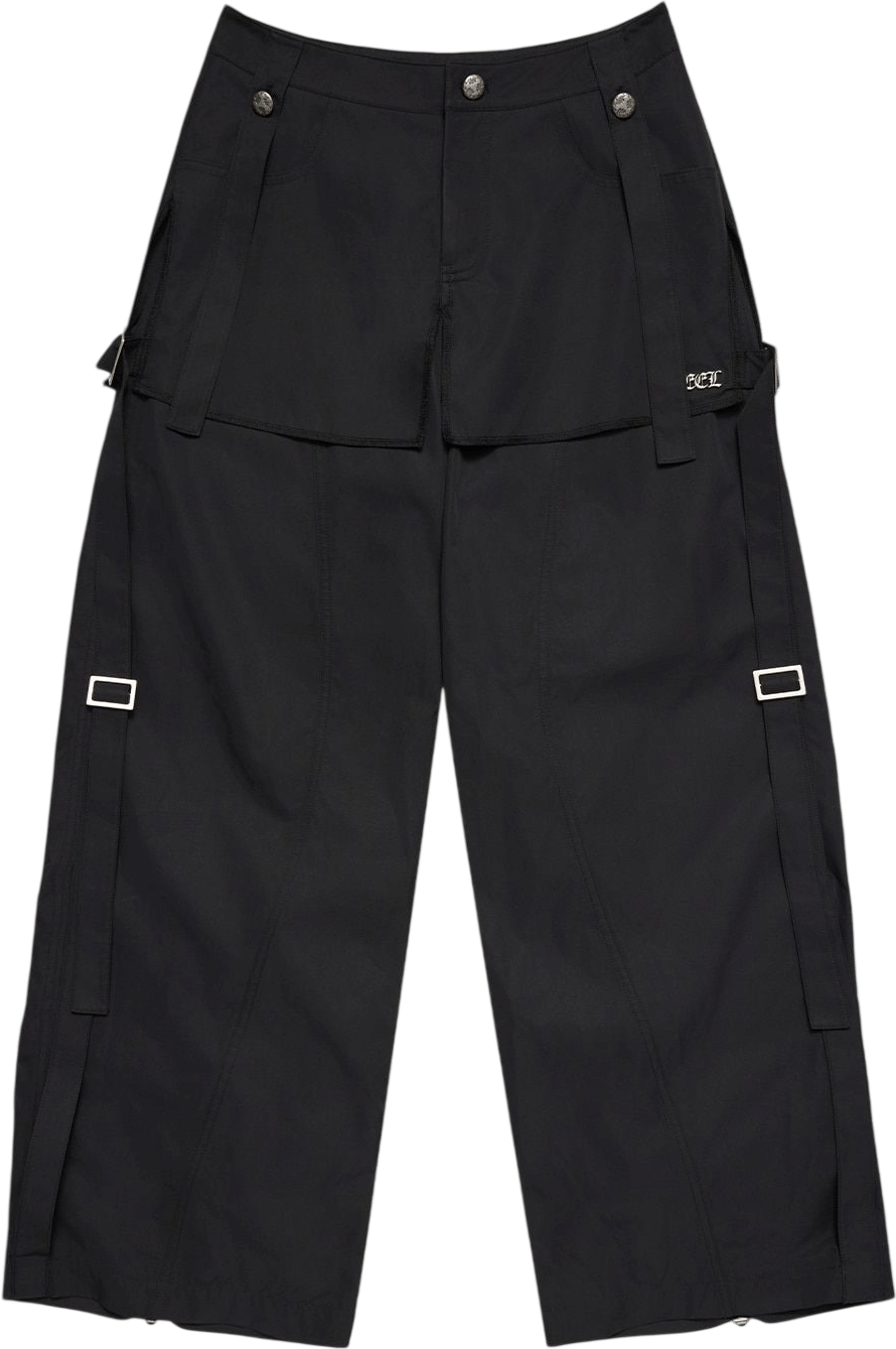 Skirt Layered Wide Pants