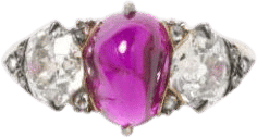 Ruby and Diamond Ring (1800-1869)