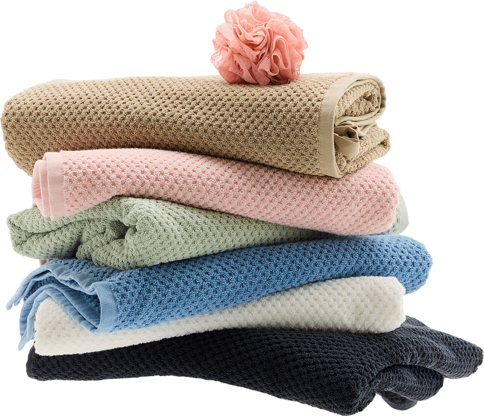 Wash towels first