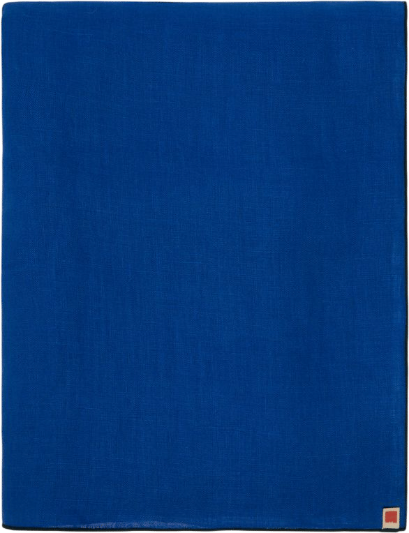 Hand-Dyed Linen Contrast-Edge Tablecloth (110in/2.79m)