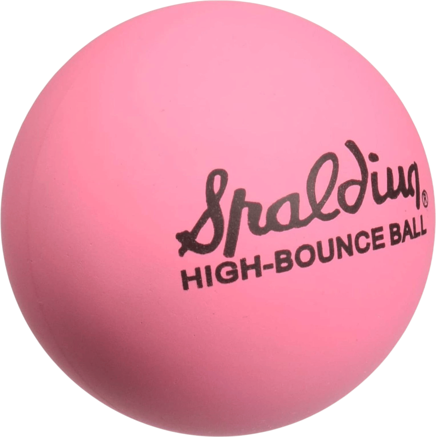 Spalding High Bounce Pink Rubber Ball