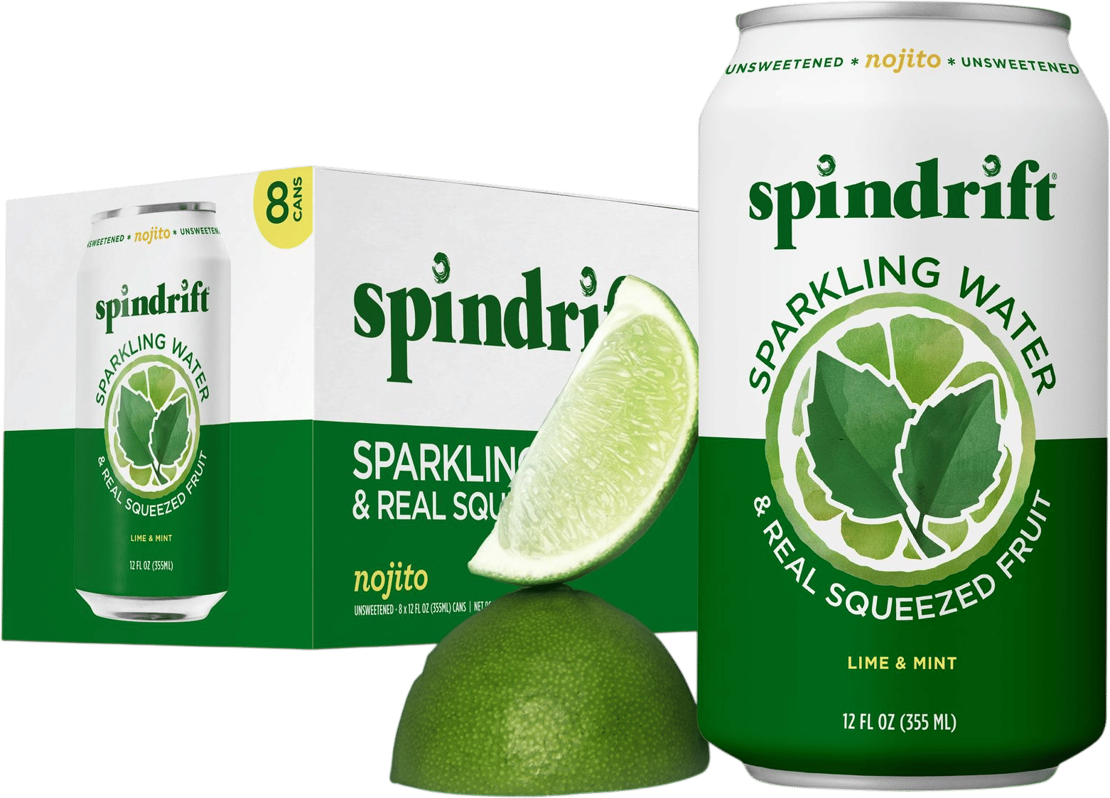 Nojito Sparkling Water with lime