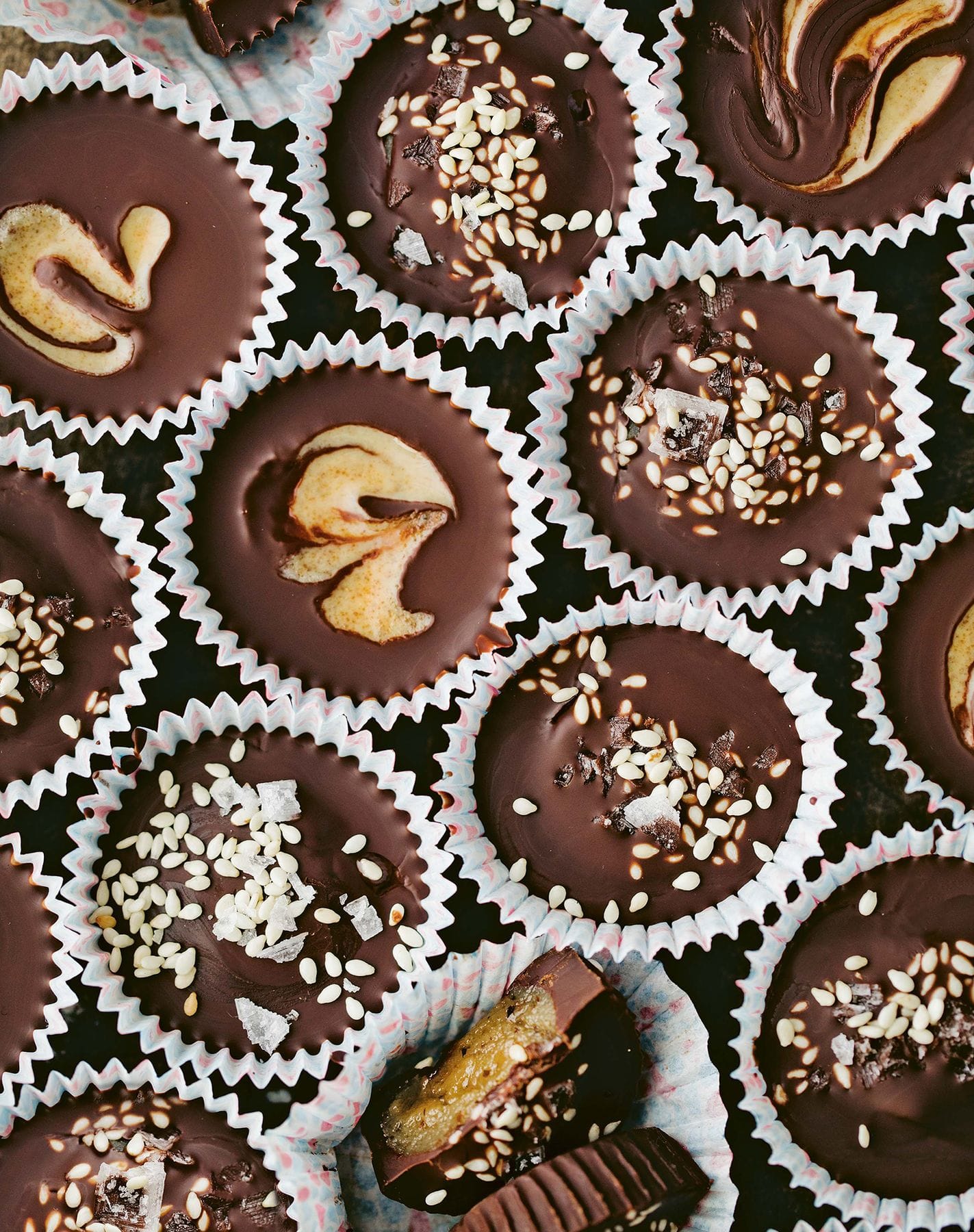 Swirled Tahini Cups Recipe