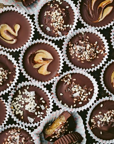 Swirled Tahini Cups Recipe