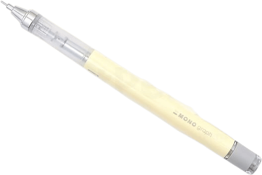Tombow MONO Graph Shaker Mechanical Pencil - 0.3 mm Cream Yellow