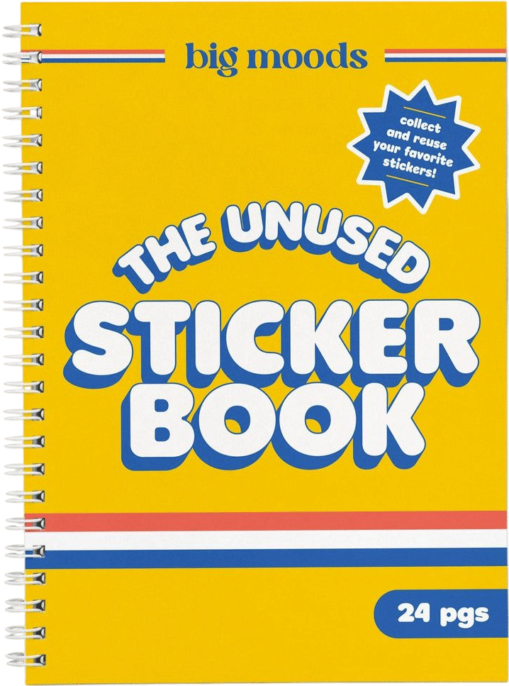 Unused Sticker Book