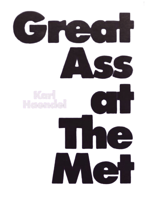 Great Ass at The Met