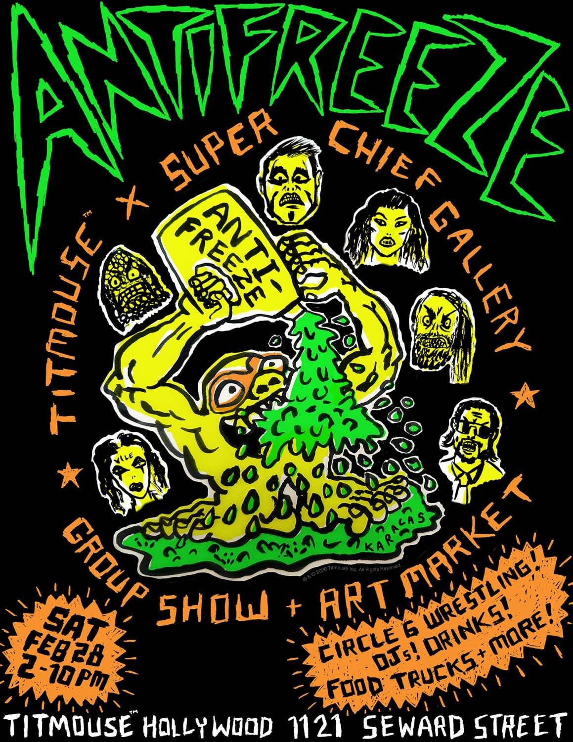 Titmouse x Superchief Gallery Present: ANTIFREEZE