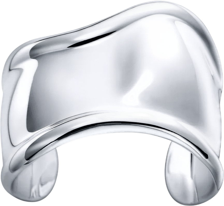 Small Bone Cuff in Sterling Silver