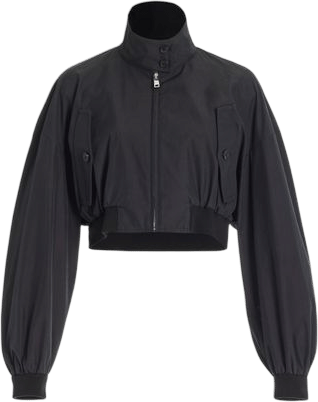 Cropped Bomber Jacket