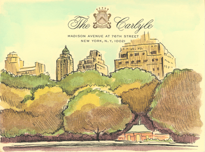 Hotel Stationery Original Art