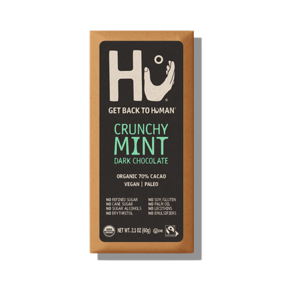 Crunchy Mint Dark Chocolate Bar