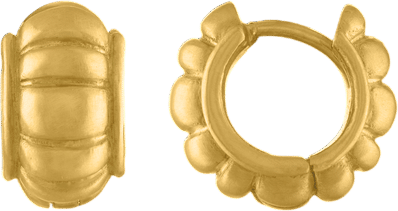 Melon Hoop Earrings