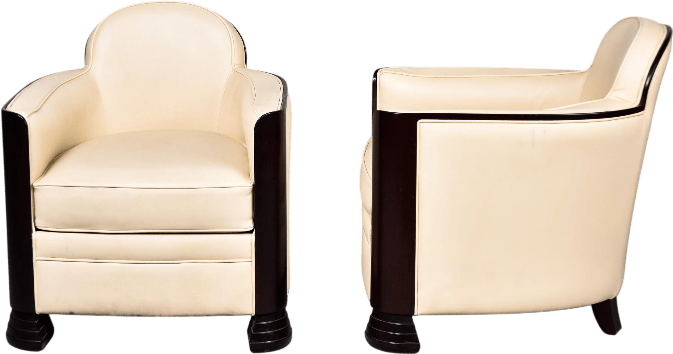 French 1930s Art Deco Club Chairs