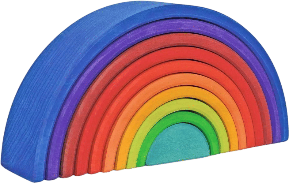 Wooden Counting Rainbow