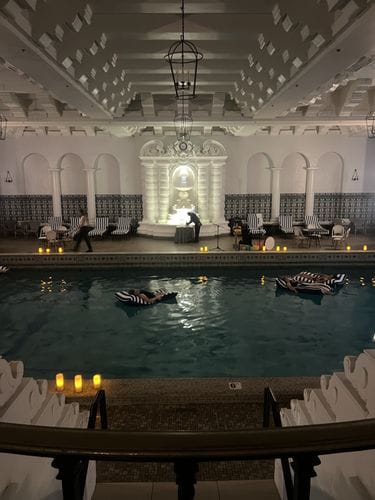the pool at the intercontinental hotel