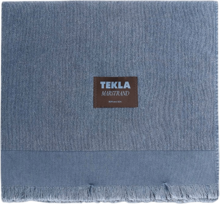 Organic Cotton Terry Beach Towel | Sun Bleached Navy