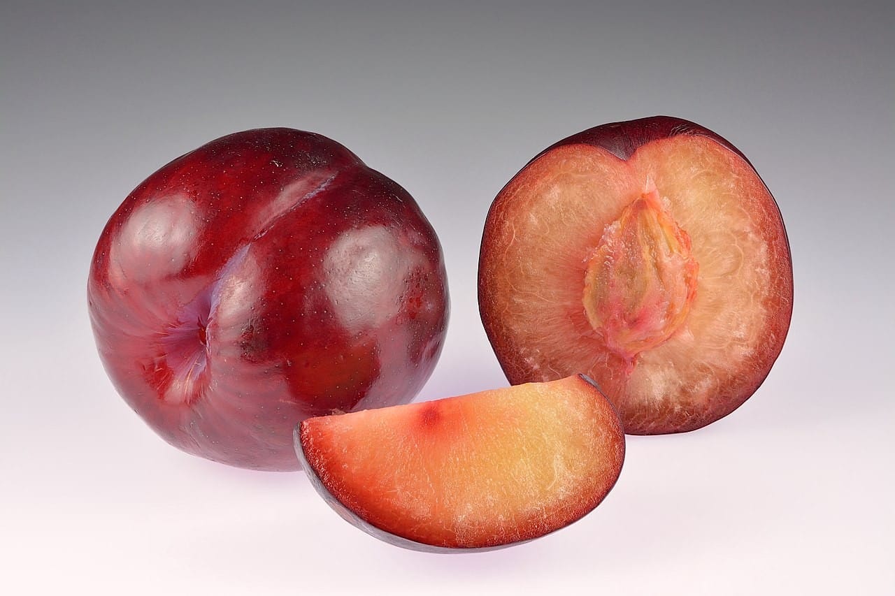 eating a sticky fruit in the shower during the summertime