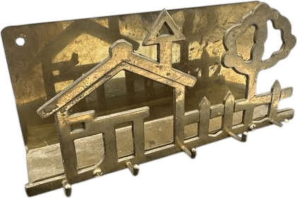 Vintage Brass Key Ring/Mail Holder