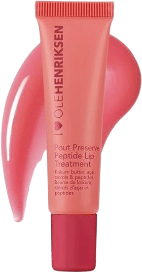 ole henriksen - pout preserve hydrating peptide lip treatment (strawberry sorbet)