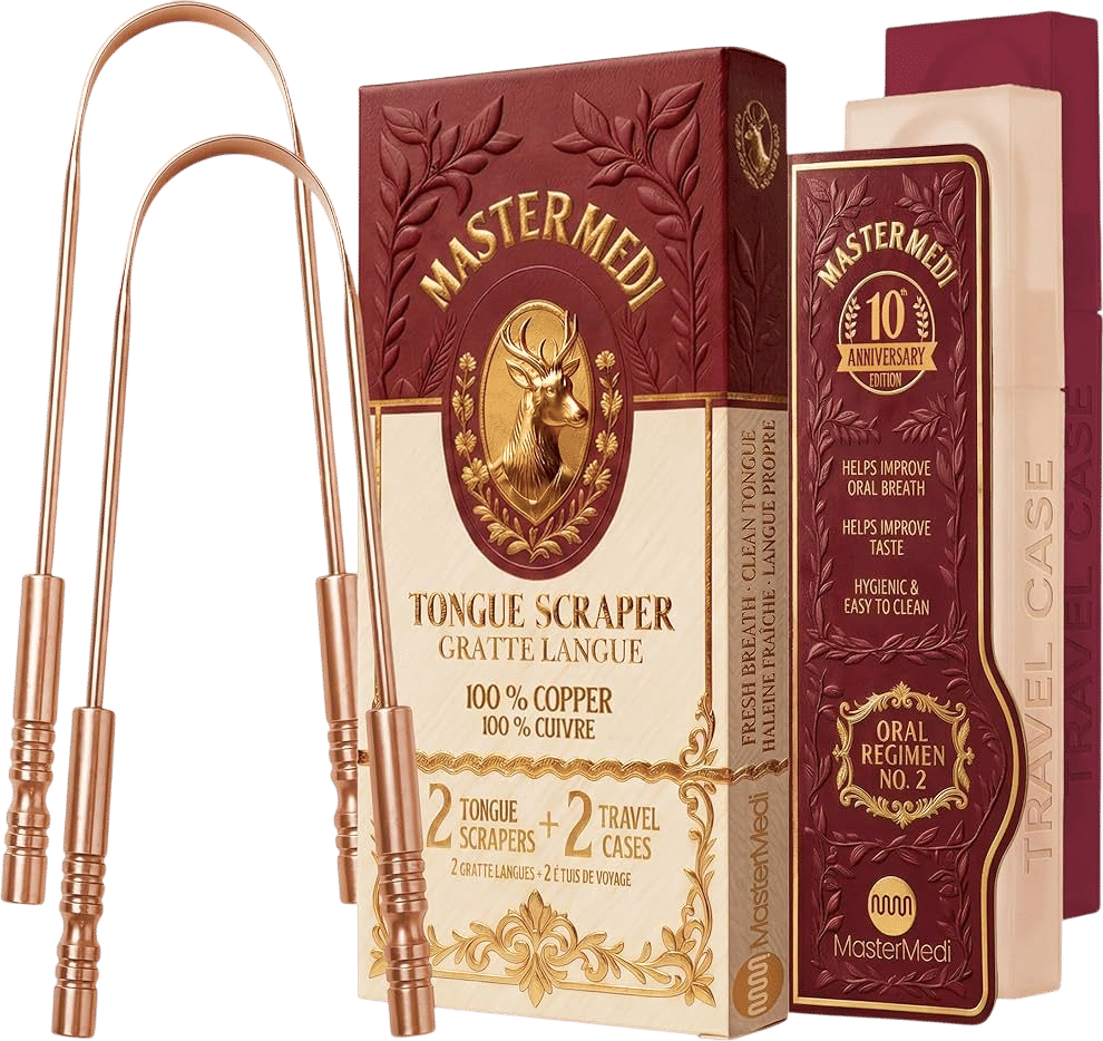 Copper Tongue Scraper