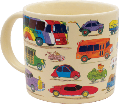 Richard Scarry Cars and Trucks Heat Transforming Mug