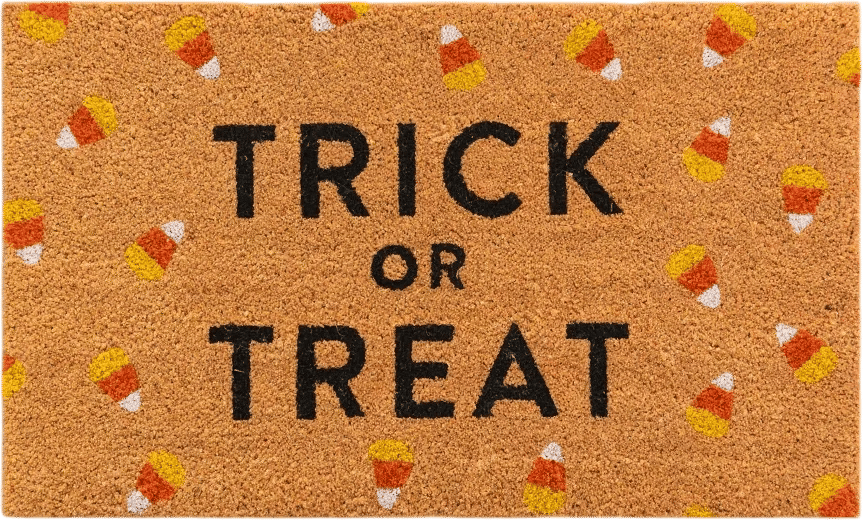 Trick or Treat Doormat