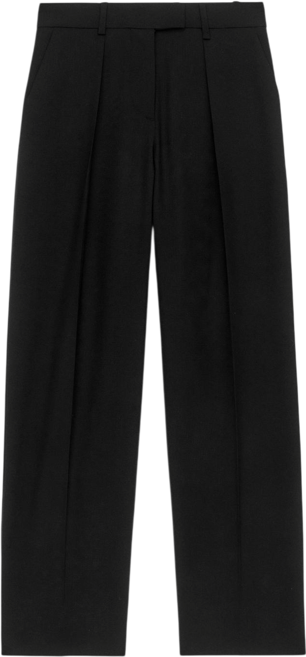 High-Waist Tailored Trousers