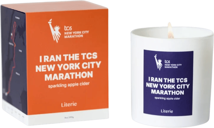 I Ran The TCS New York City Marathon Candle