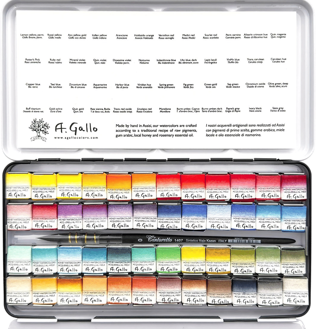 Build Your Own Watercolor Palette with A. Gallo Colors