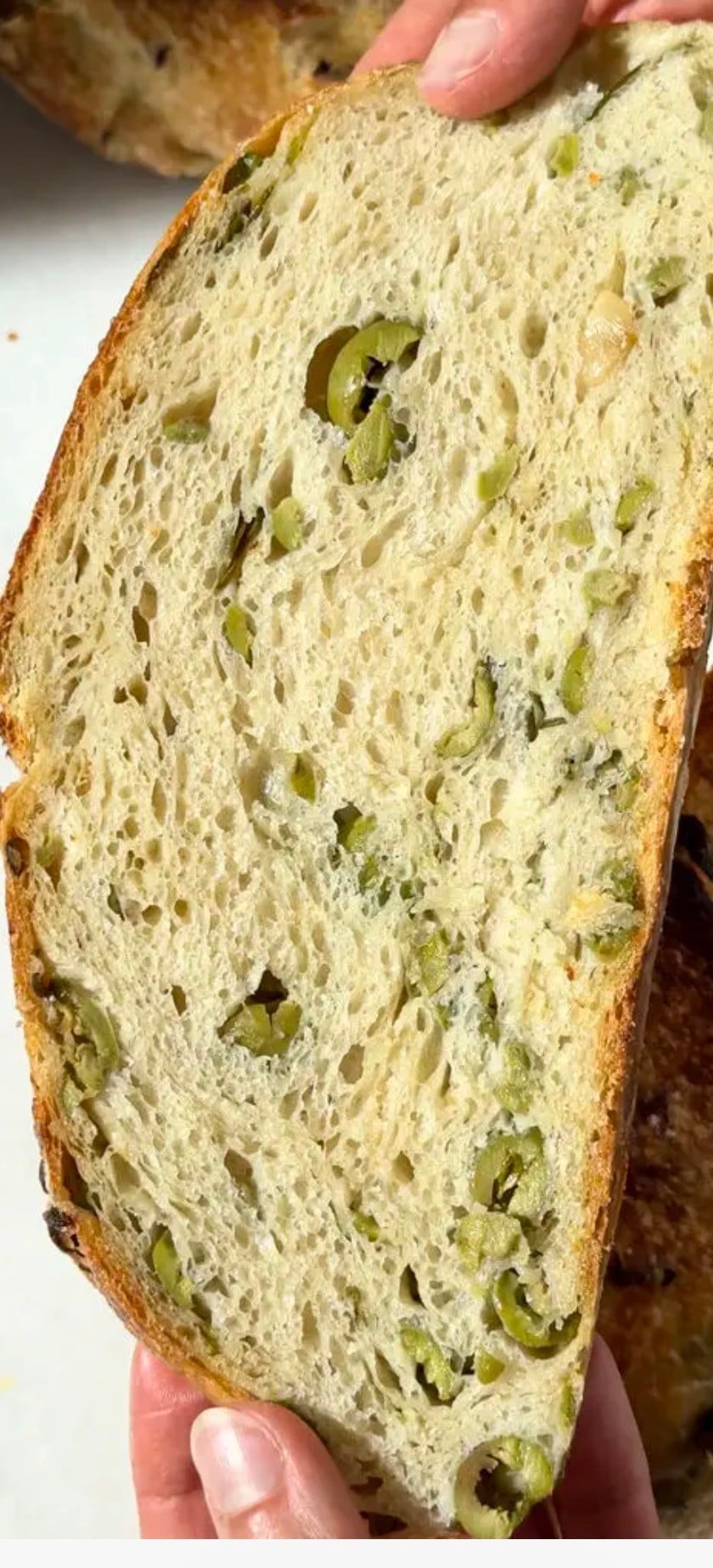 This most delicious olive bread