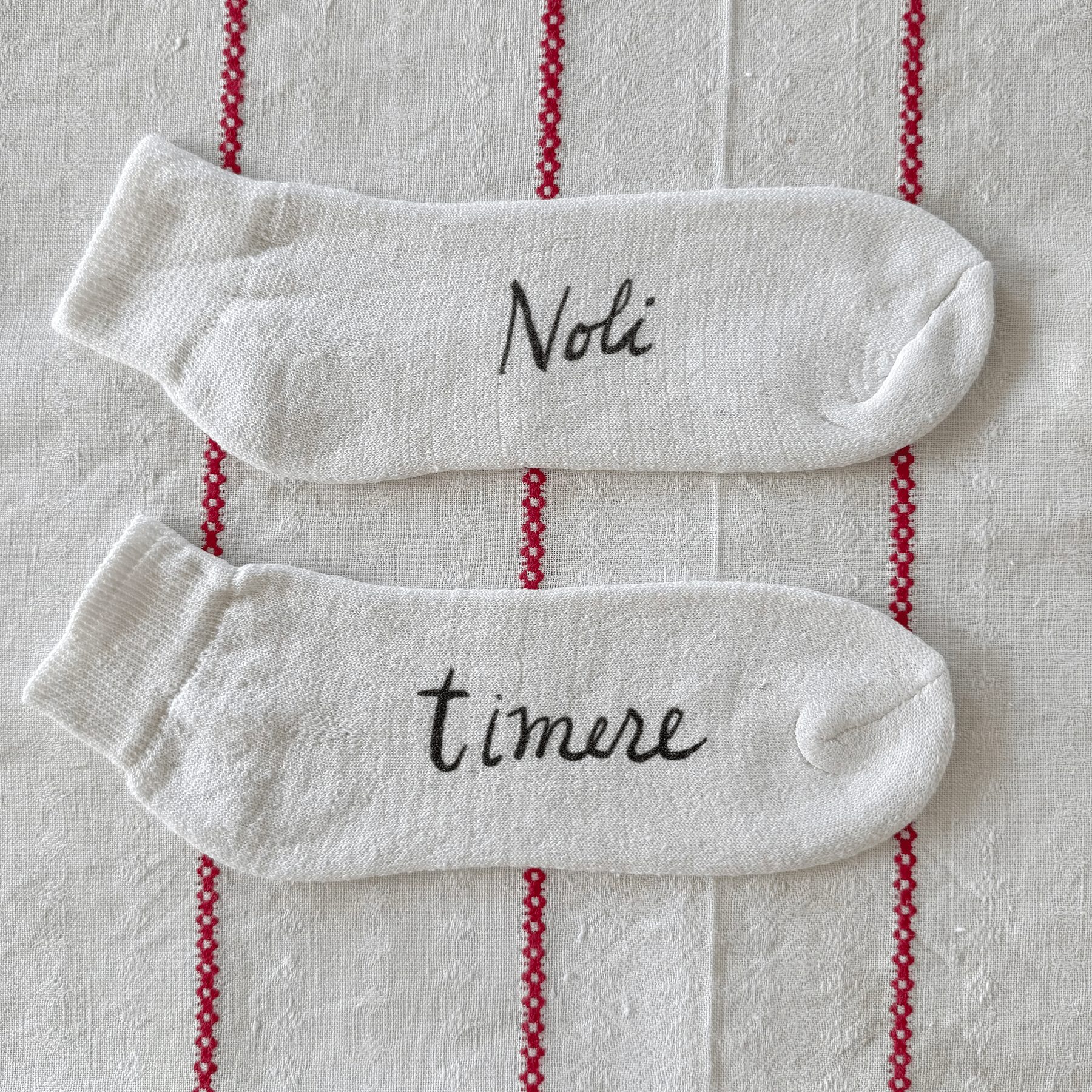 Maira Kalman Embroidered Socks