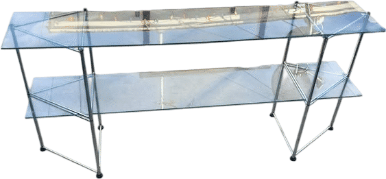 Vintage IKEA Narr Glass Wall Shelf (1990s)