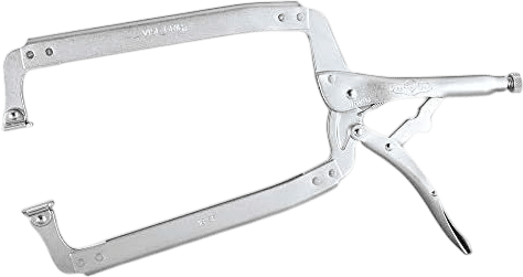 Irwin Tools 22 Original Vise-Grip Locking C-Clamp with Swivel Pads, 18-Inch