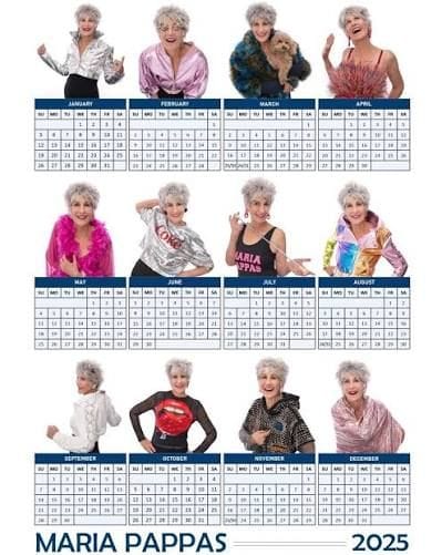 Cook Country Treasurer Maria Pappas Glamour Shot Calendar