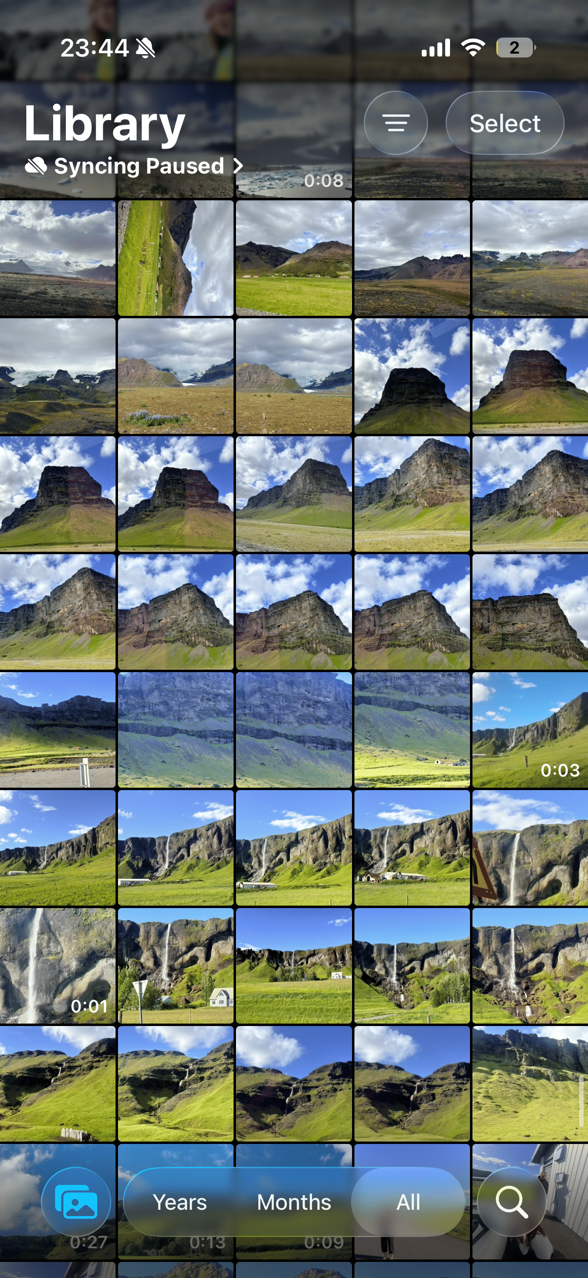 Declutterring Your Photos: Search Today's Date