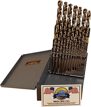 29 Pc Cobalt Drill Bit Set M42