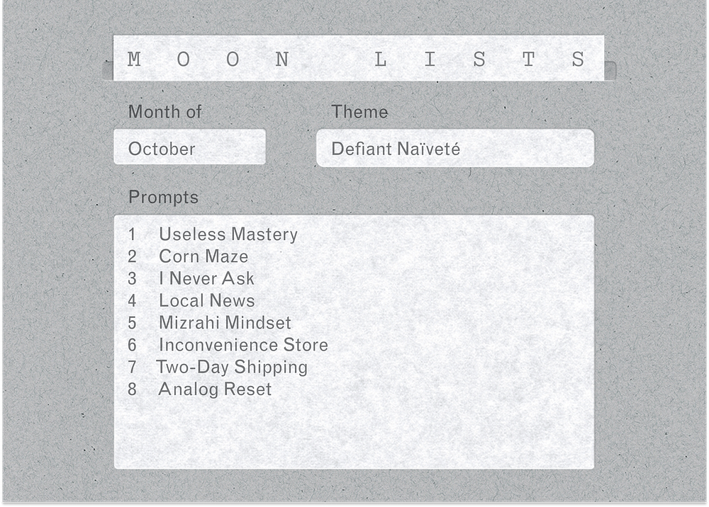 Prompts for the Nonessential
