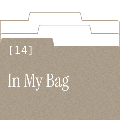 Filed under: In My Bag