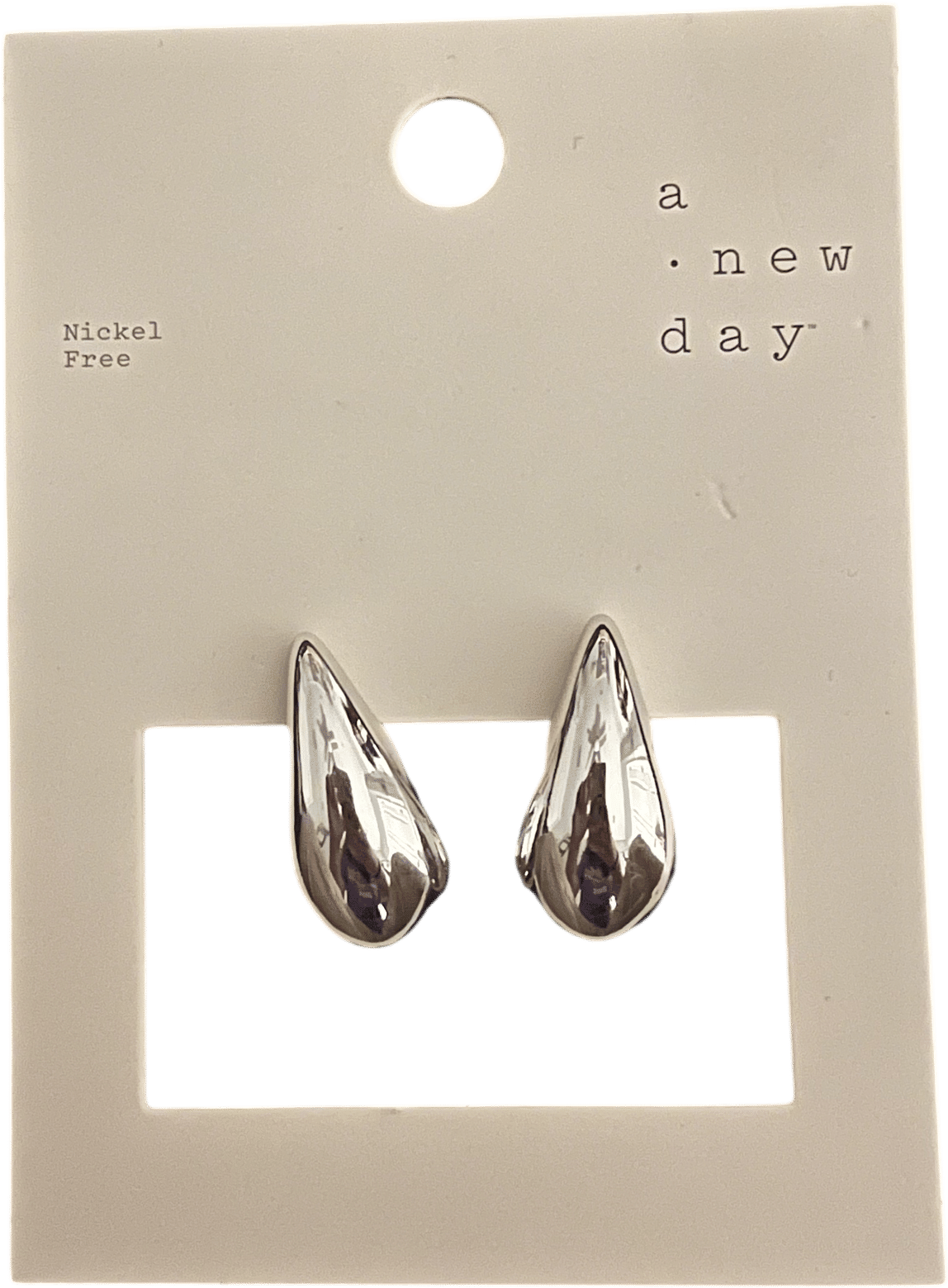 Silver Tear Drop Earrings