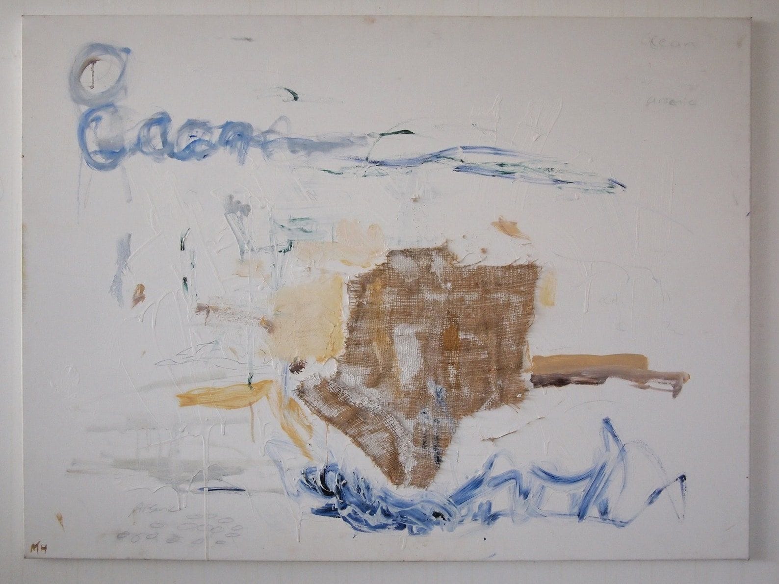 Matt Higgins Abstract Expressionist Painting (36x48")