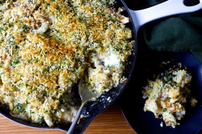 Crusty Baked Cauliflower and Farro Recipe