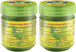 HONG THAI Compound Thai Herb Inhalant 10g (Pack of 2)