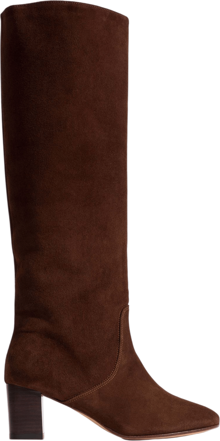 Henriette Calf Suede Chocolate