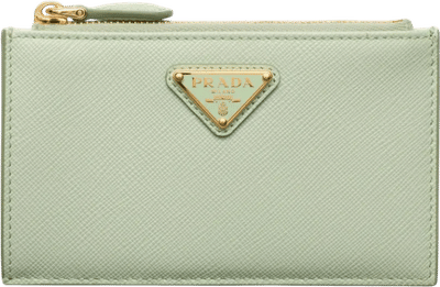 Lips Saffiano Leather Card Holder