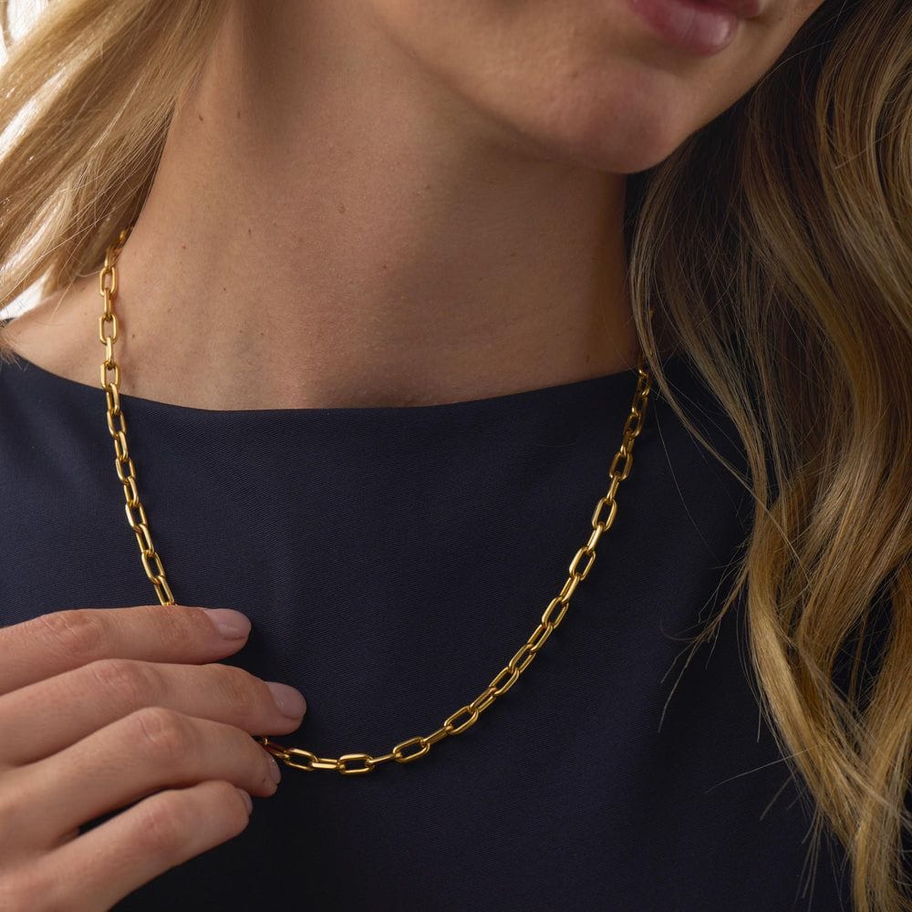 Cartier 18k Yellow Gold Santos Dumont Chain Necklace