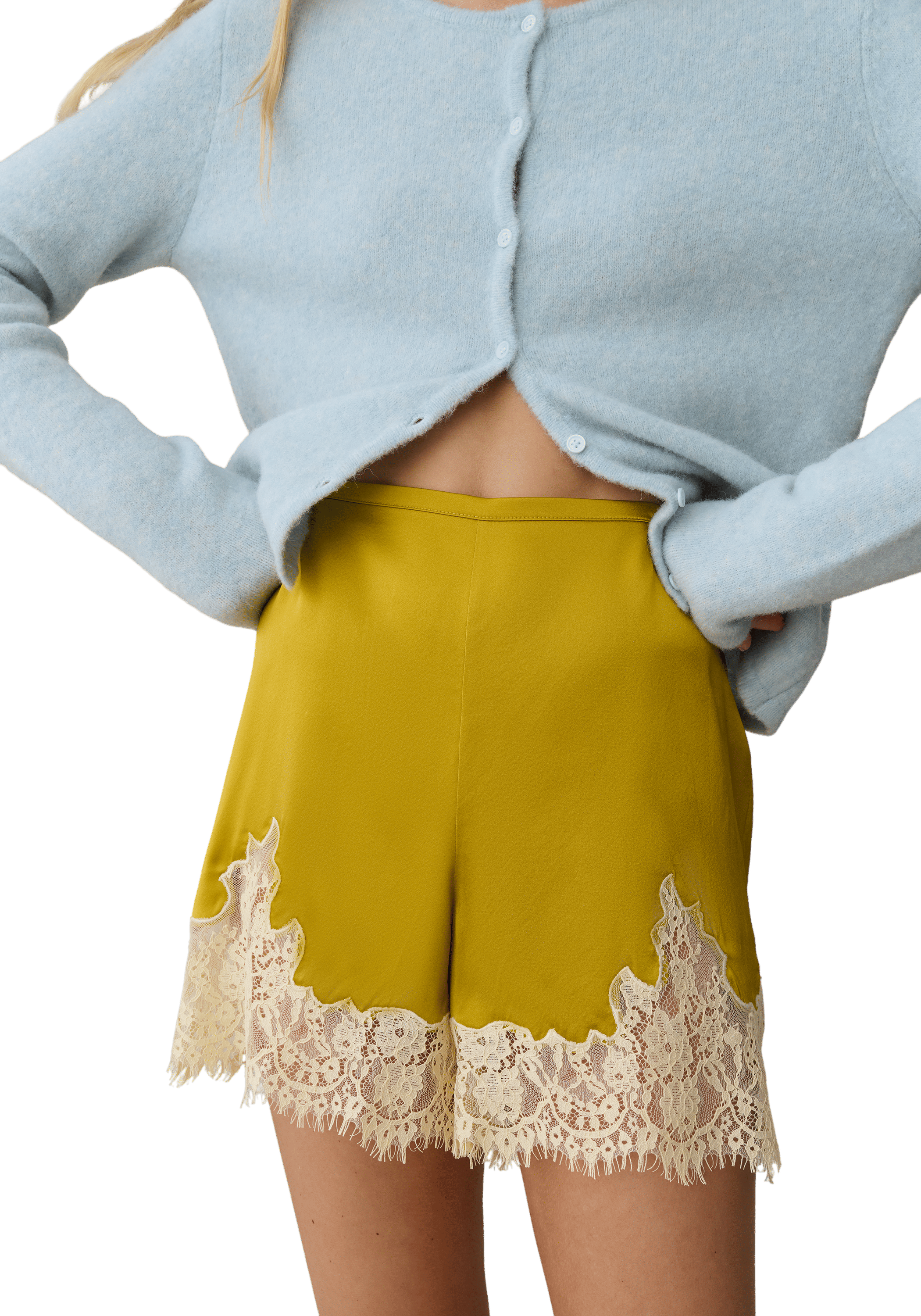 FEW MODA Rosa Silk Short