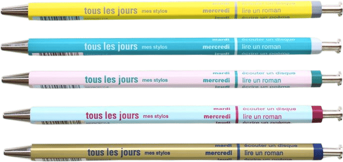 tous les jours pens
