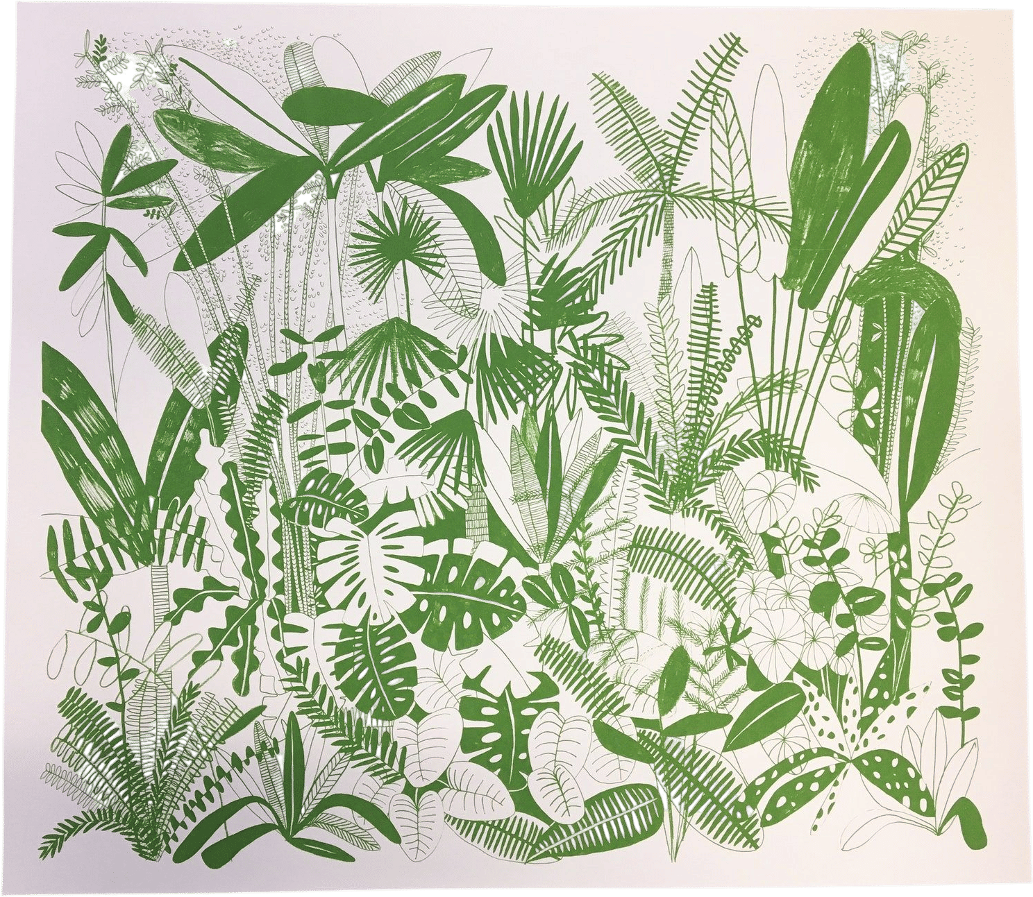 Jungle screen print