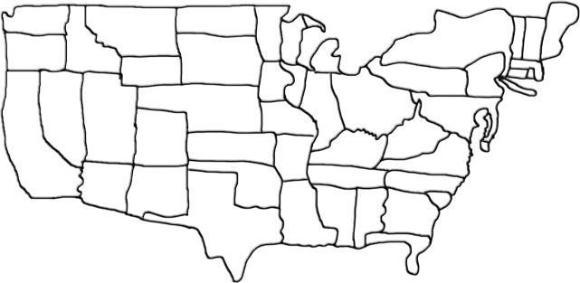 Drawing the US by memory